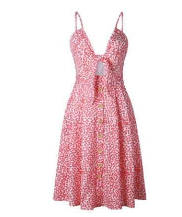 Robe d’Été Élégante Sans Manches