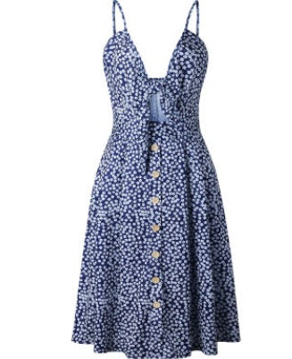 Robe d’Été Élégante Sans Manches