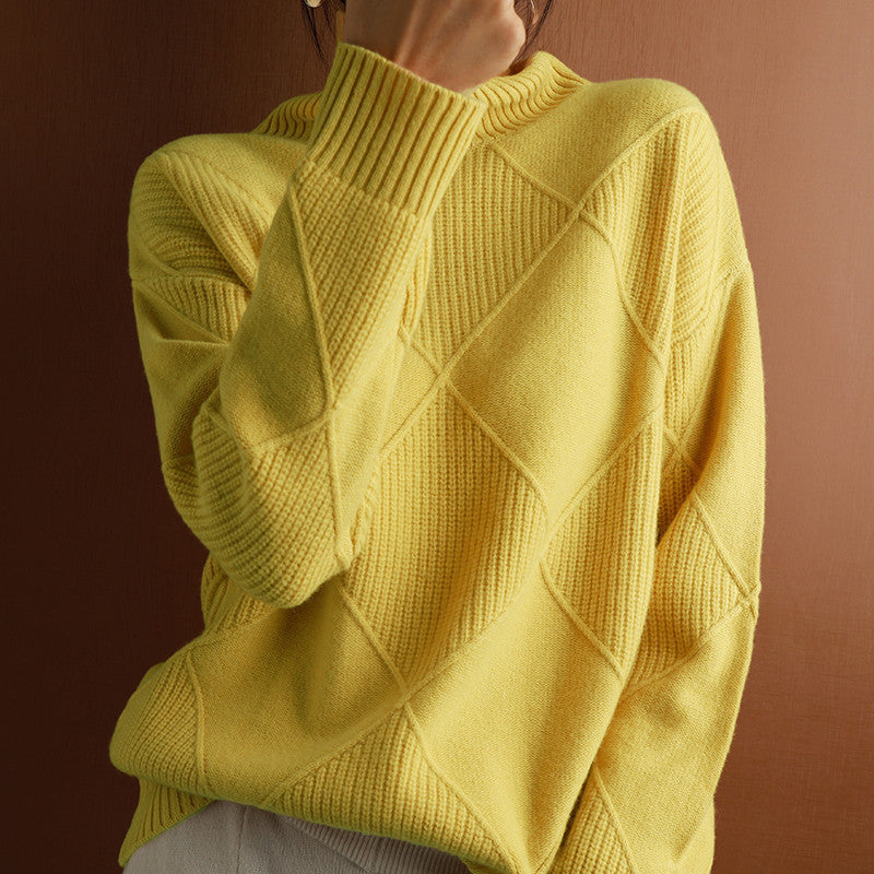 Lami™ - Pull Élégant en Laine Naturelle