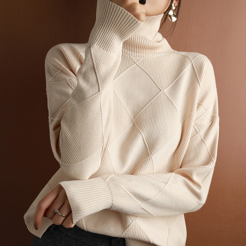Lami™ - Pull Élégant en Laine Naturelle