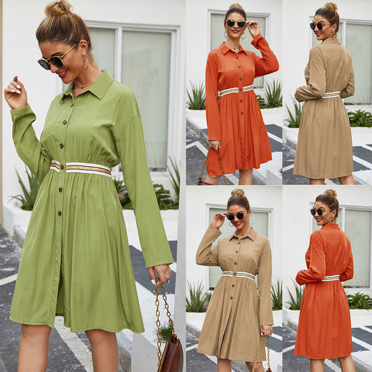 Robe Chemise Décontractée d’Été