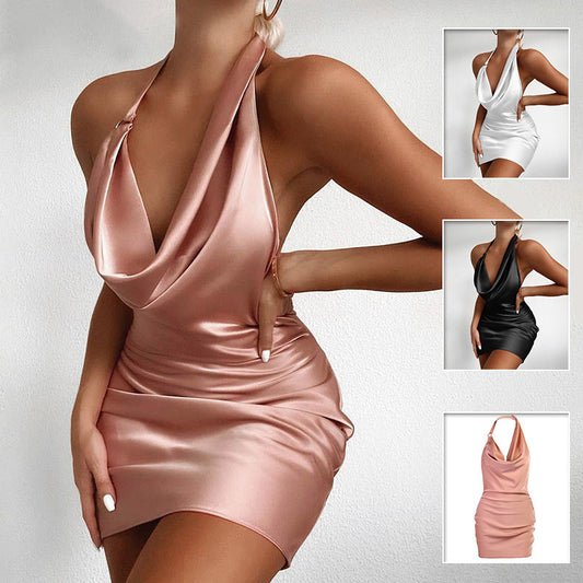Robe Satinée d’Été