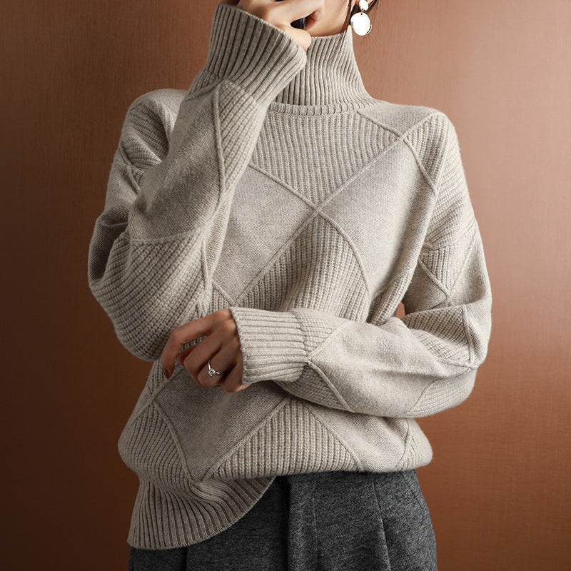 Lami™ - Pull Élégant en Laine Naturelle